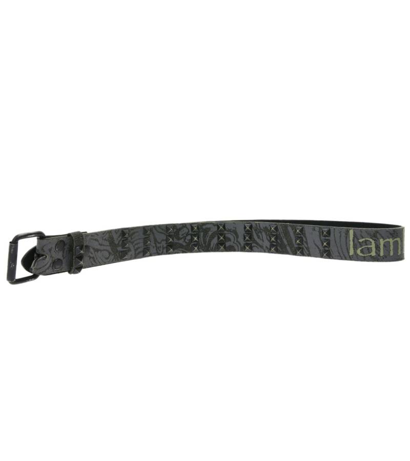 Lamb of God Gürtel der Metal-Band für Damen oder Herren Einheitsgröße 95cm verstellbarer Freizeit-Gürtel BT106477LOG3 Grau/Schwarz von BioworldMerch