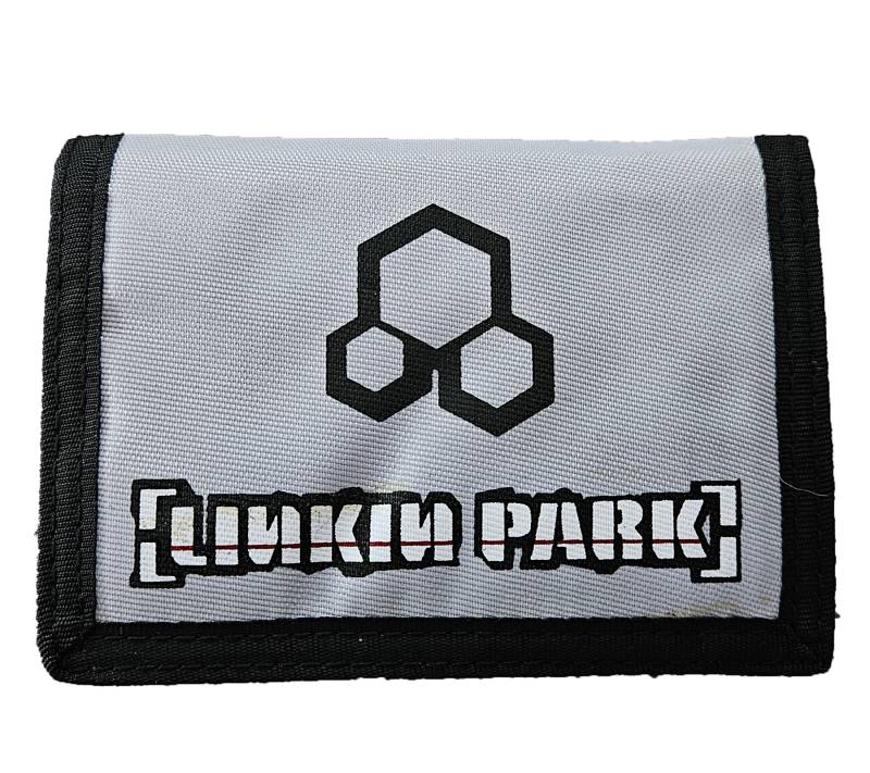 Linkin Park Stilvolle Band-Brieftasche mit Logo Design Portemonnaie Grau von BioworldMerch