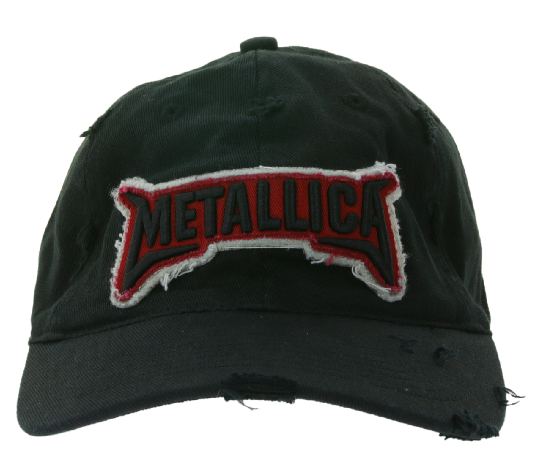 METALLICA Unisex Cap Baumwoll-Cap im Used Look mit gesticktem Logo Kopfbedeckung TC125114MET Schwarz METALLICA Unisex Cap Baumwoll-Cap im Used Look mit gesticktem Logo Kopfbedeckung TC125114MET Schwarz von BioworldMerch