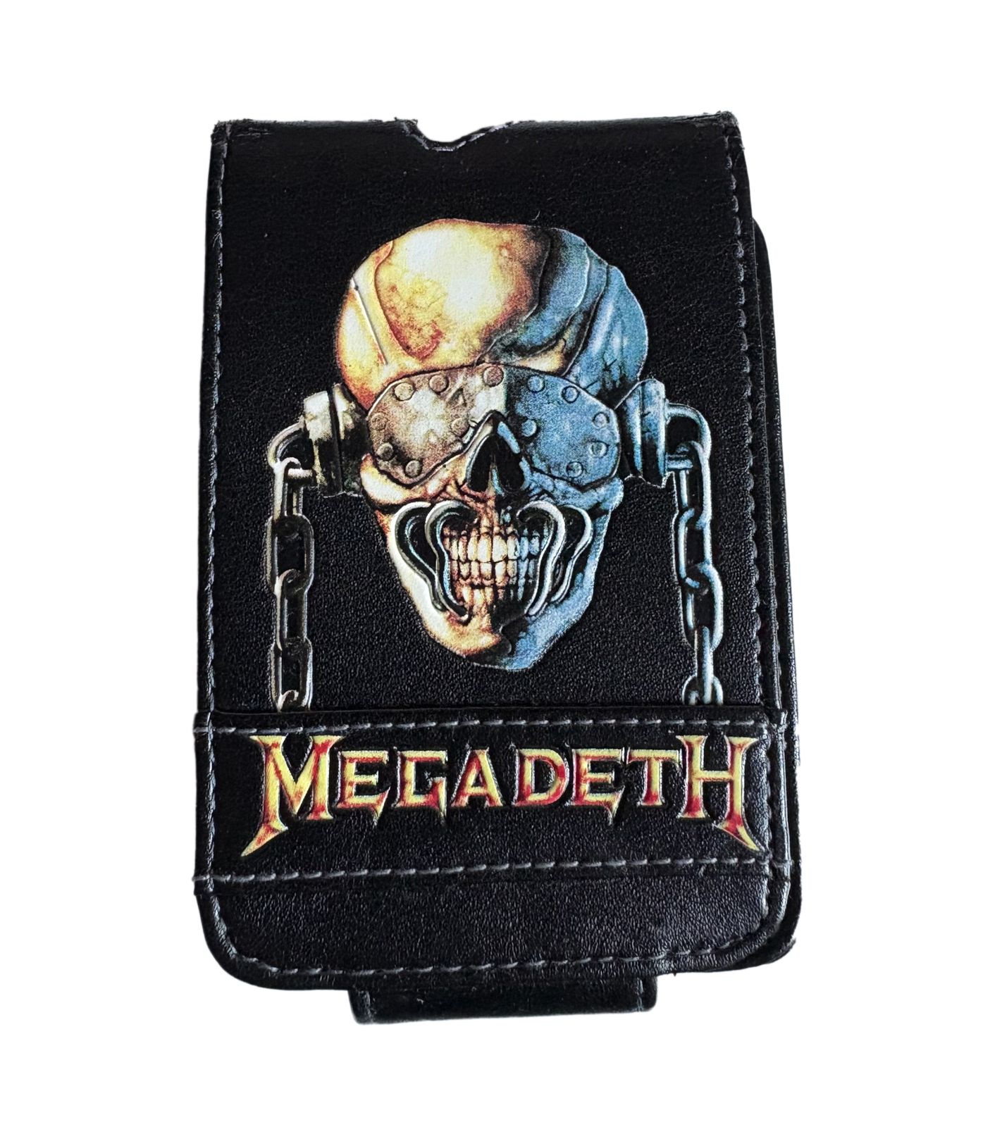 Megadeth Thrash-Metal-Band MP3-Player-Hülle mit Klettverschluss iPod-Player 11x7x1,5 cm MP3-Schutz Schwarz Megadeth Thrash-Metal-Band MP3-Player-Hülle mit Klettverschluss iPod-Player 11x7x1,5 cm MP3-Schutz Schwarz von BioworldMerch