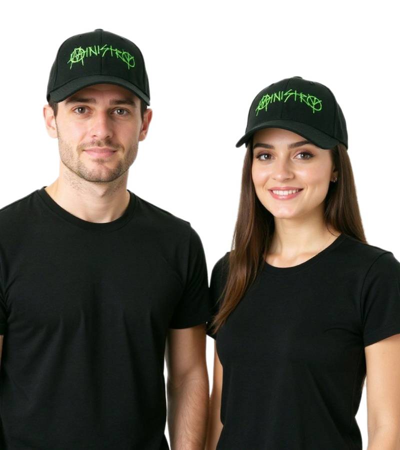 Ministry Unisex Industrial-Metal-Band Trucker-Cap stylische Baseball-Cap Fan-Artikel TC101752MIN Schwarz Ministry Unisex Industrial-Metal-Band Trucker-Cap stylische Baseball-Cap Fan-Artikel TC101752MIN Schwarz von BioworldMerch