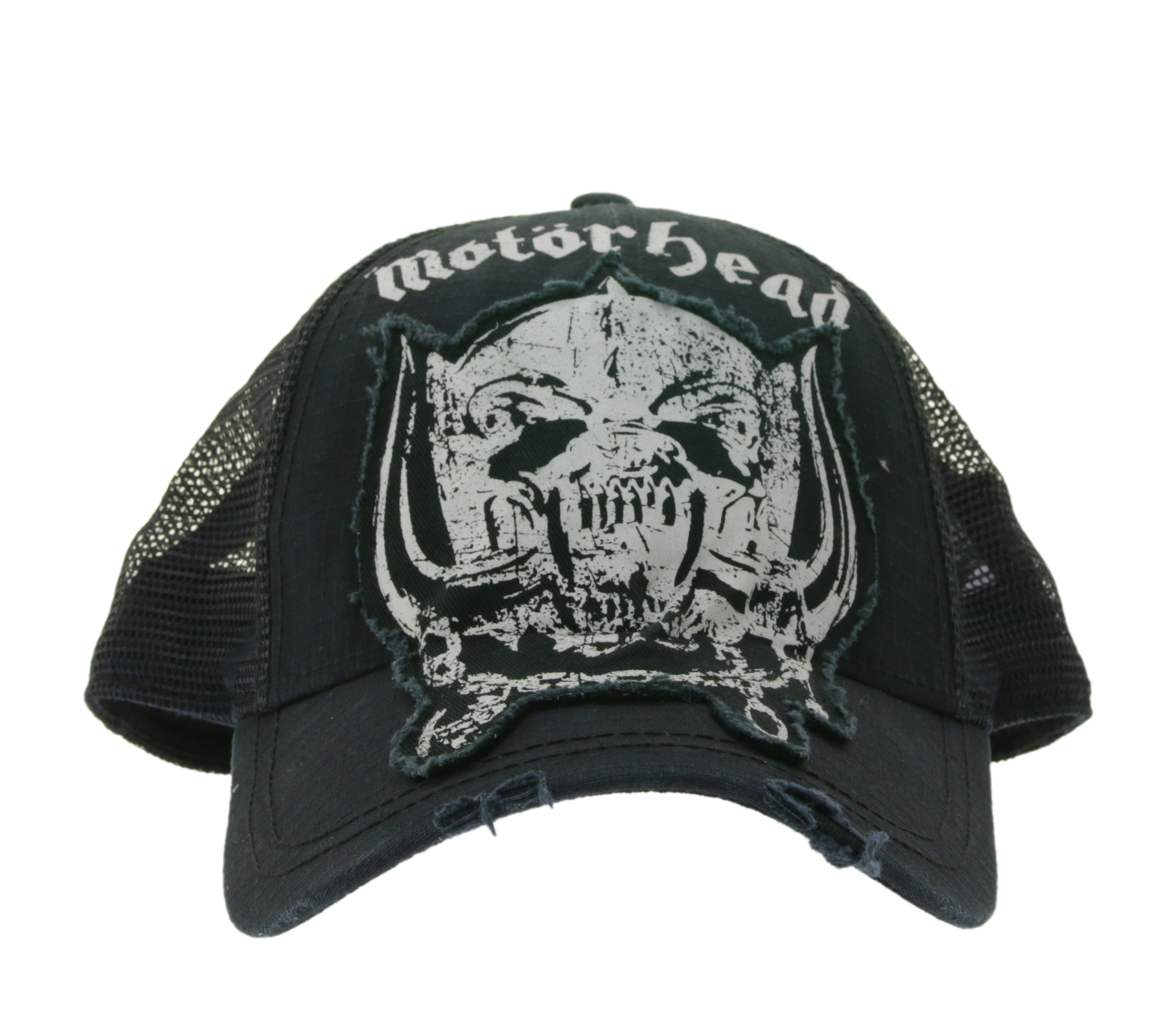Motörhead Trucker-Cap Baseball-Cap Baumwoll-Cap mit Netzeinsatz Fan-Artikel TC110380MTR Schwarz/Weiß Motörhead Trucker-Cap Baseball-Cap Baumwoll-Cap mit Netzeinsatz Fan-Artikel TC110380MTR Schwarz/Weiß von BioworldMerch