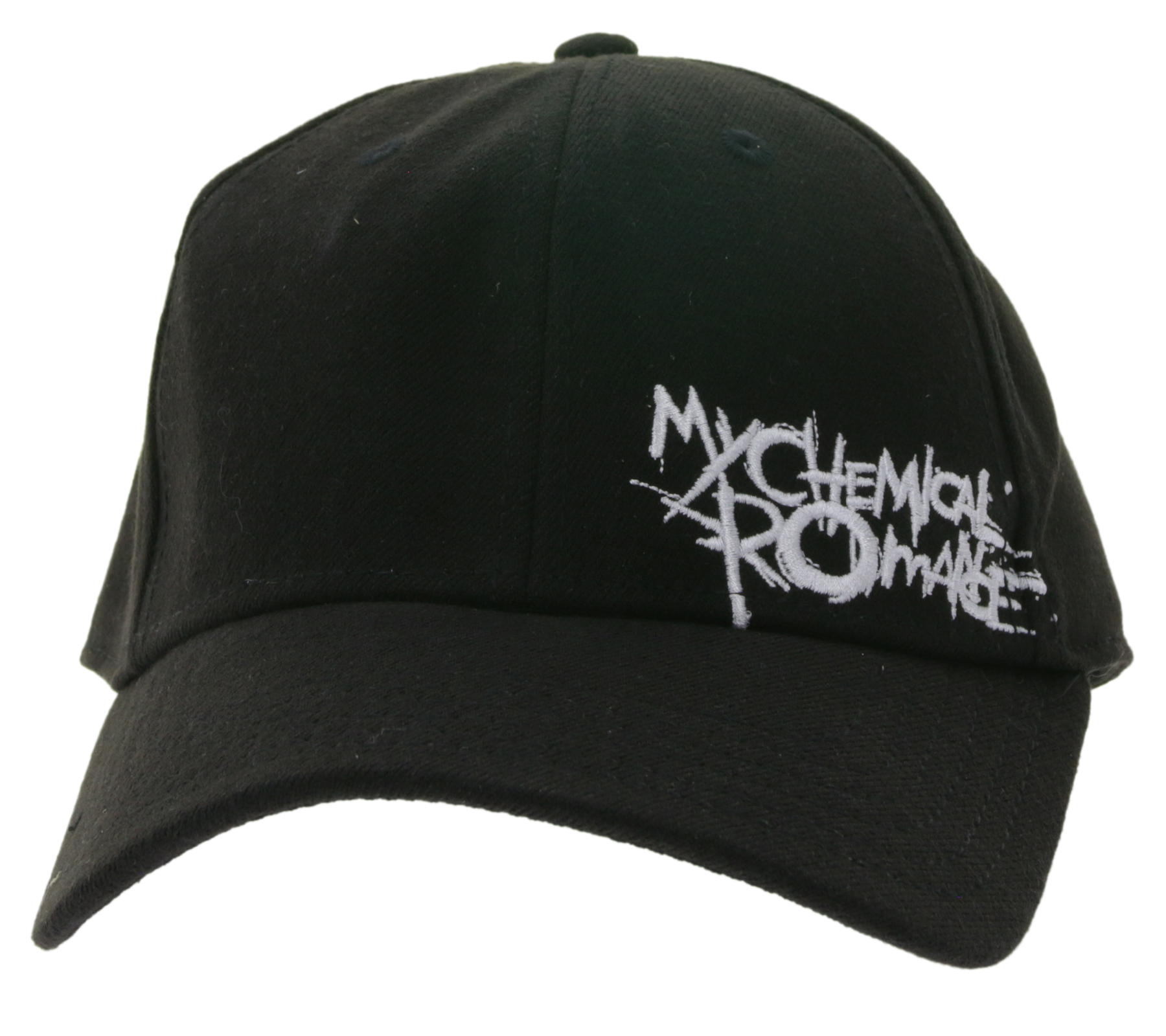 My Chemical Romance Unisex Cap Baumwoll-Cap mit leicht gebogenem Schirm Base-Cap TC111925MCR Schwarz/Weiß My Chemical Romance Unisex Cap Baumwoll-Cap mit leicht gebogenem Schirm Base-Cap TC111925MCR Schwarz/Weiß von BioworldMerch