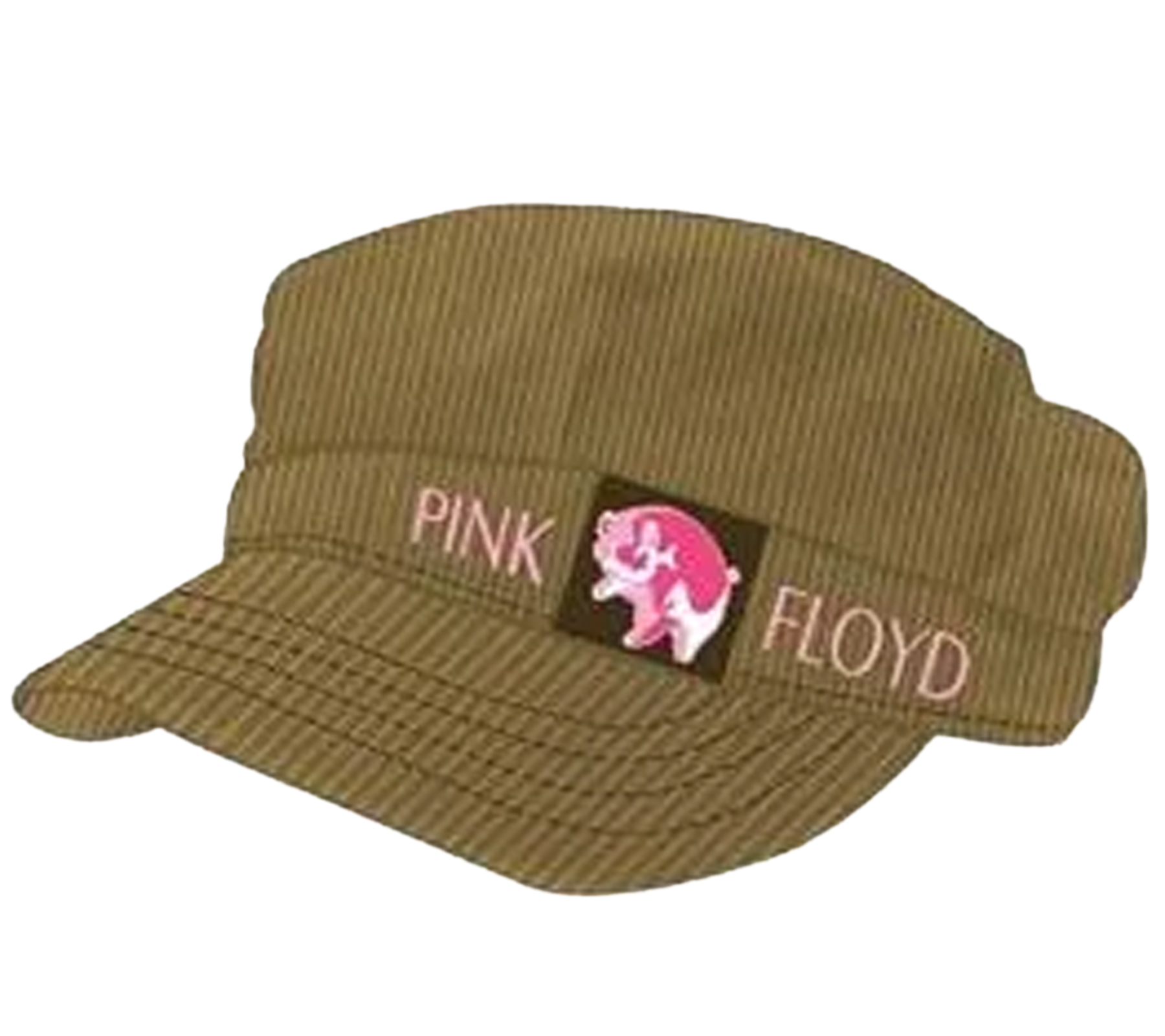 PINK FLOYD Baker-Boy-Mütze im Cord-Style Ballon-Mütze Fan-Cappy FC102534PIN Beige von BioworldMerch