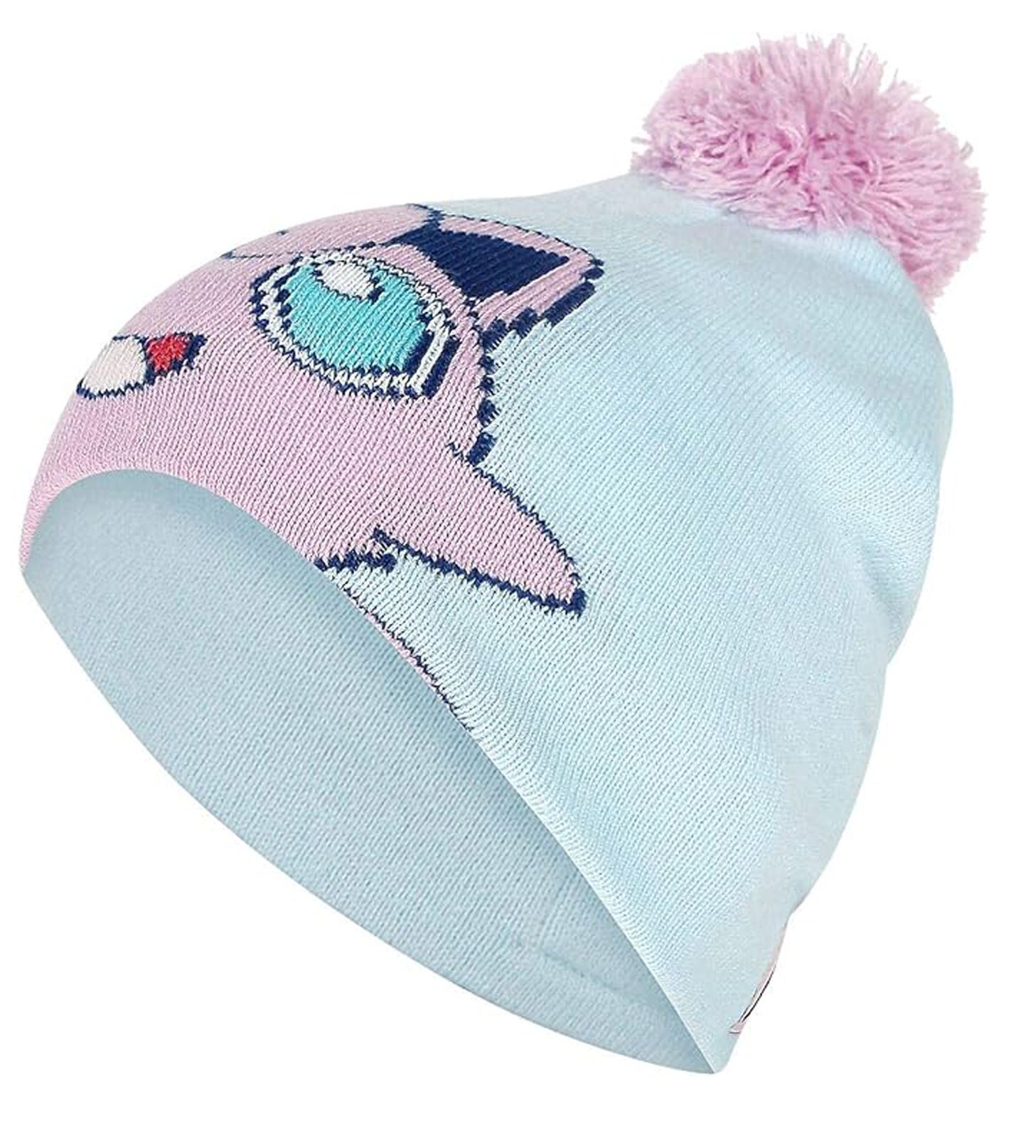 POKEMON Beanie mit Bommel im Pummeluff Design Gaming-Mütze Strick-Beanie Fan-Artikel KC160211POK Blau/Rosa POKEMON Beanie mit Bommel im Pummeluff Design Gaming-Mütze Strick-Beanie Fan-Artikel KC160211POK Blau/Rosa von BioworldMerch