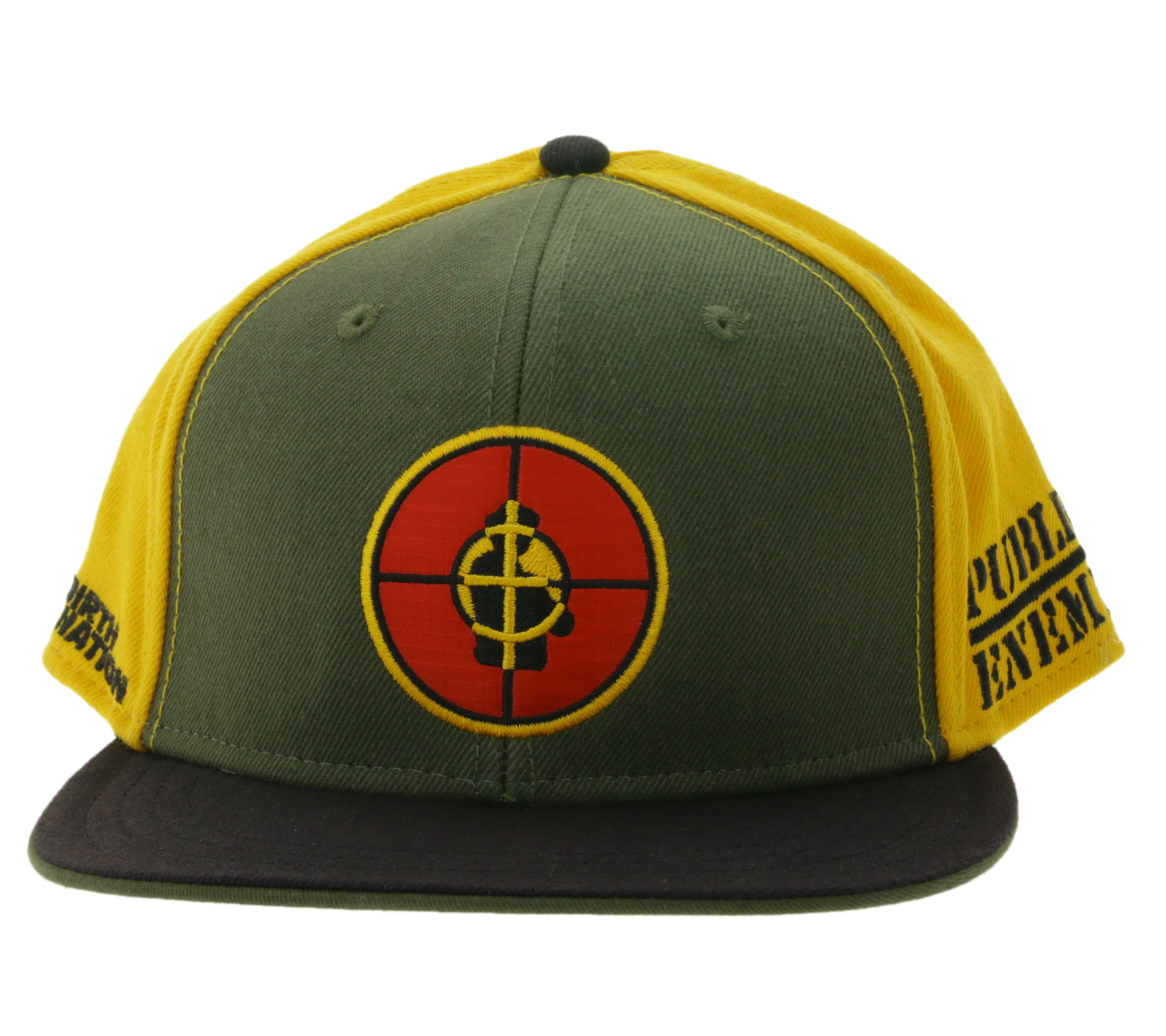 PUBLIC ENEMY Unisex Flatrim-Cap mit Logo-Stickerei Baseball-Cap TC109818PE Grün/Schwarz/Orange PUBLIC ENEMY Unisex Flatrim-Cap mit Logo-Stickerei Baseball-Cap TC109818PE Grün/Schwarz/Orange von BioworldMerch