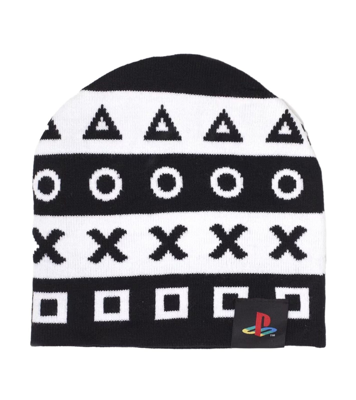 PlayStation Beanie mit Playstation Symbole Gaming-Mütze Strick-Beanie Fan-Artikel KC042612SNY Schwarz/Weiß PlayStation Beanie mit Playstation Symbole Gaming-Mütze Strick-Beanie Fan-Artikel KC042612SNY Schwarz/Weiß von BioworldMerch