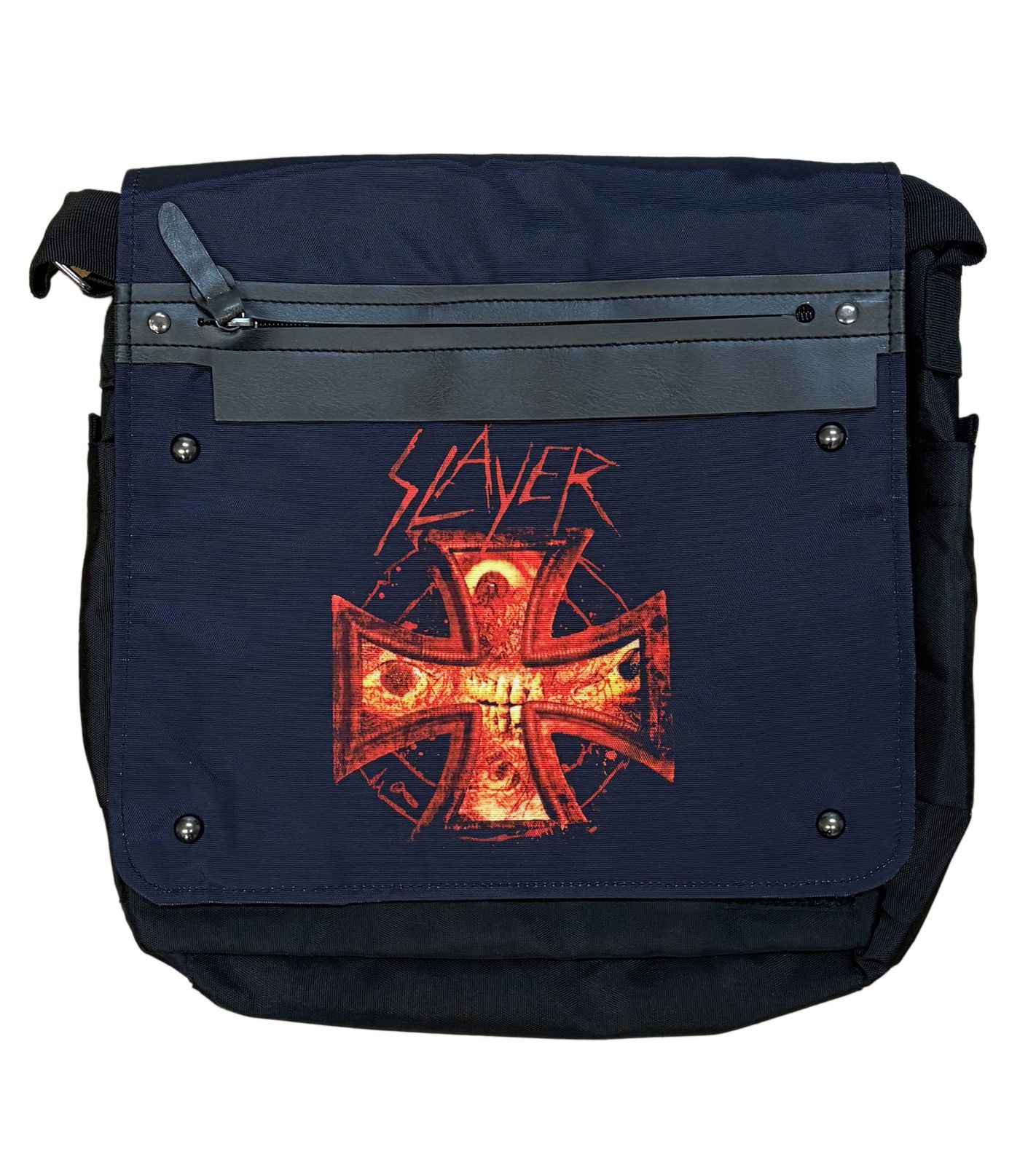 Slayer Metal-Band Umhänge-Tasche Messengerbag Laptop-Tasche Fan-Artikel 37 x 32 x 4 cm Schwarz/Rot Slayer Metal-Band Umhänge-Tasche Messengerbag Laptop-Tasche Fan-Artikel 37 x 32 x 4 cm Schwarz/Rot von BioworldMerch