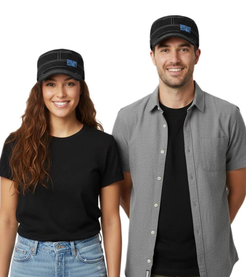 TAKING BACK SUNDAY Emo-Band Baumwoll-Cap im millitärischen Schnitt mit leicht gebogenem Schirm FC107910TBS Schwarz TAKING BACK SUNDAY Emo-Band Baumwoll-Cap im millitärischen Schnitt mit leicht gebogenem Schirm FC107910TBS Schwarz von BioworldMerch