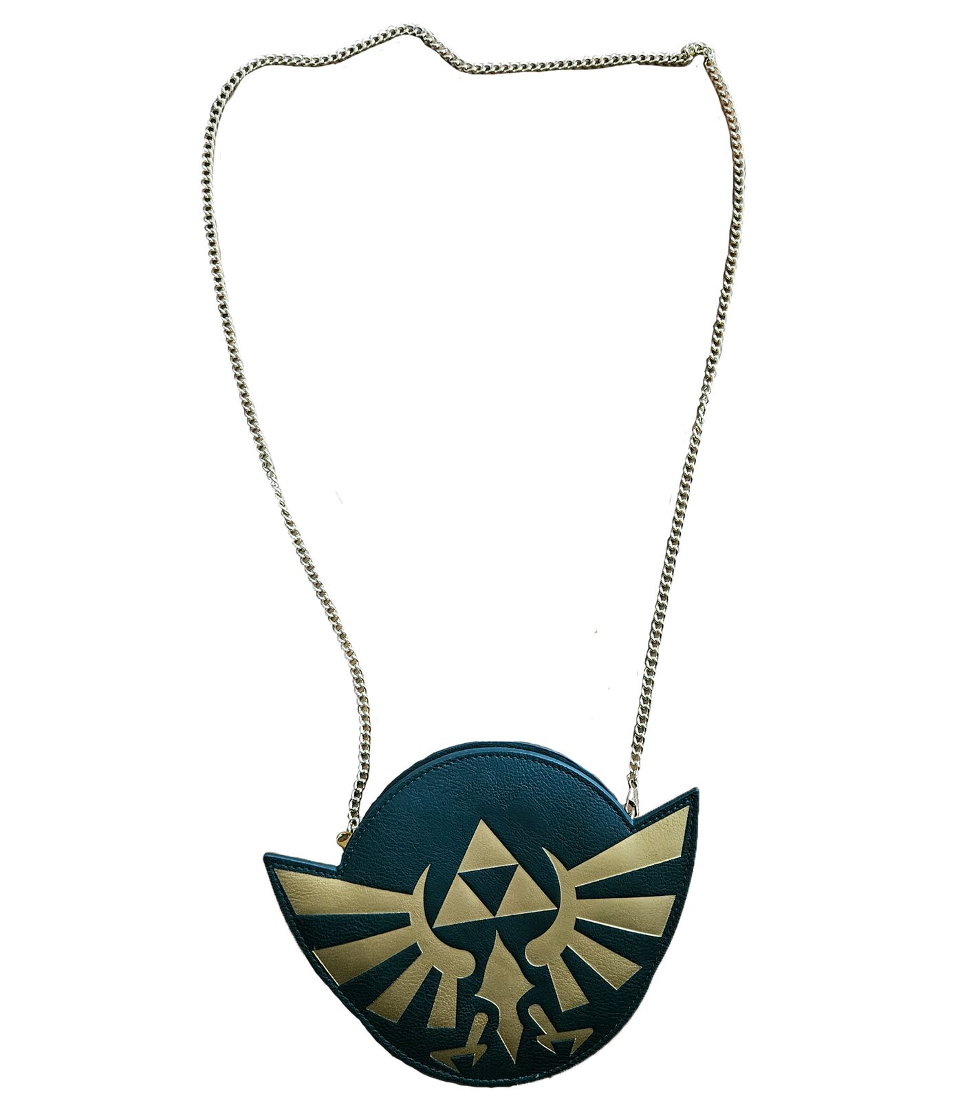 The Legend of Zelda Handtasche mit Hylianische Wappen Fan-Accessoire Grün/Gold von BioworldMerch