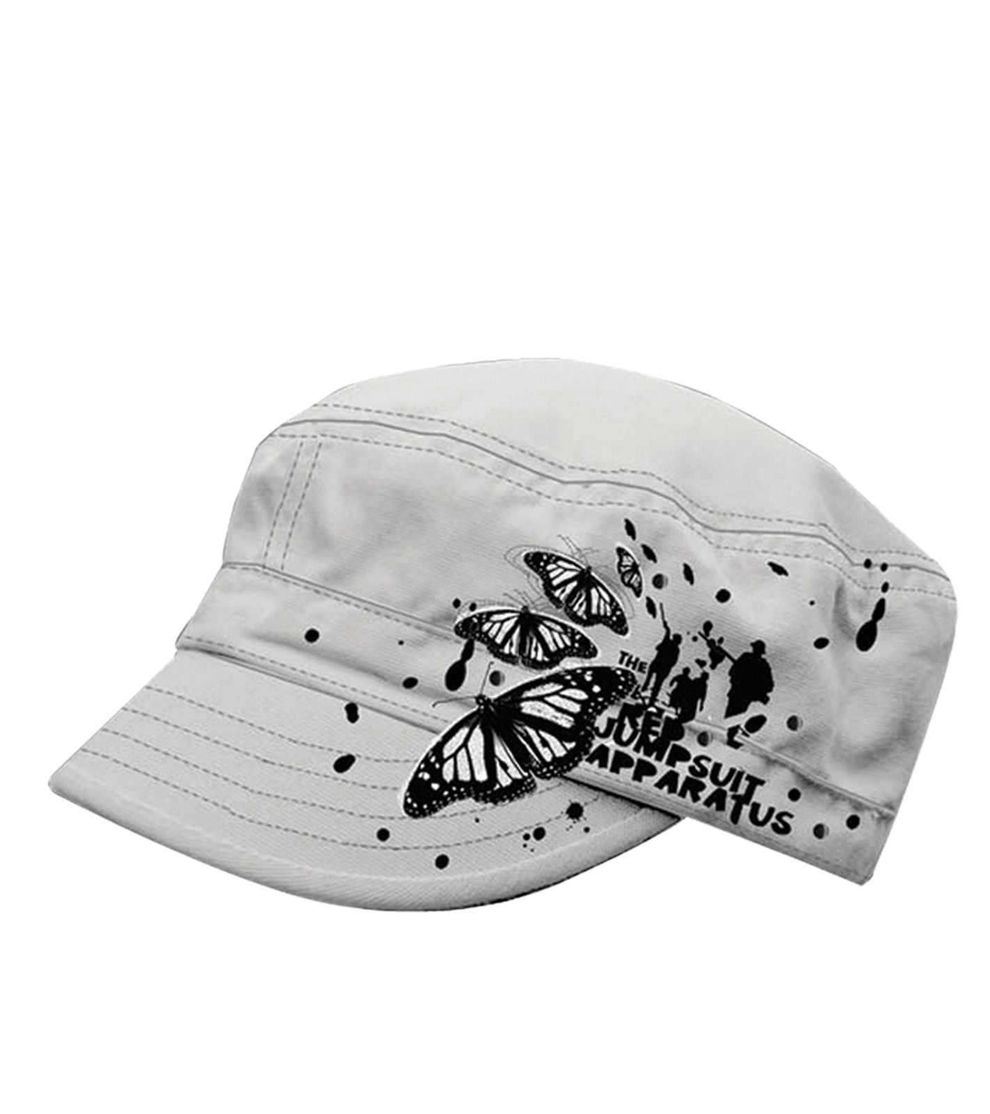 The Red Jumpsuit Apparatus Unisex Baumwoll-Cap im millitärischen Schnitt mit leicht gebogenen Schnitt FC110856RJA Weiß The Red Jumpsuit Apparatus Unisex Baumwoll-Cap im millitärischen Schnitt mit leicht gebogenen Schnitt FC110856RJA Weiß von BioworldMerch
