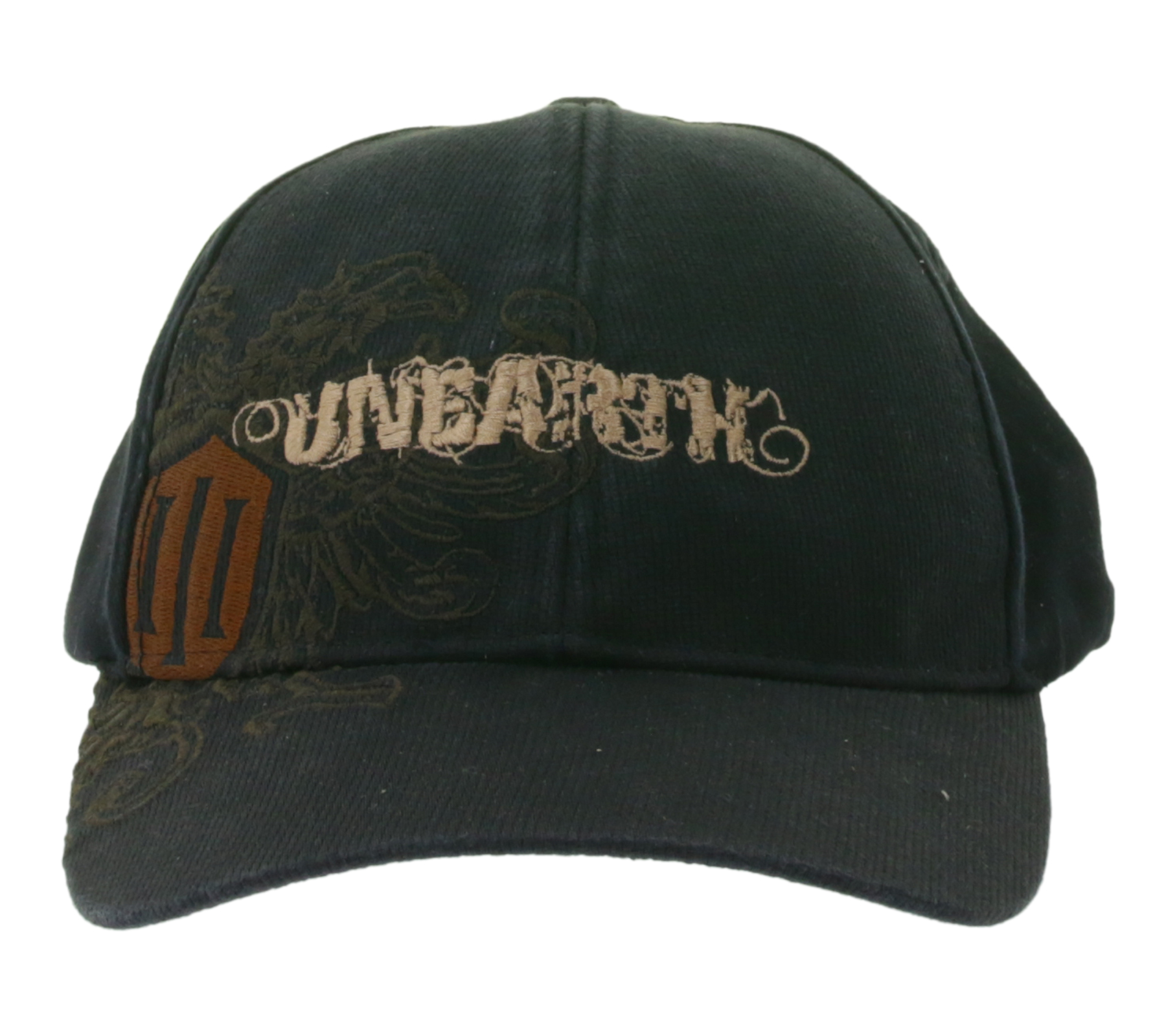 UNEARTH Metalcore-Band Baumwoll-Cap mit Logo-Stickerei Damen und Herren Fan-Artikel TC109217UNR Schwarz von BioworldMerch
