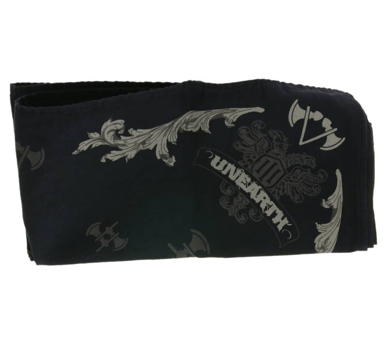 UNEARTH Unisex Bandana Metalcore-Band Kopftuch Viereck-Tuch Baumwoll-Tuch BN109215UNR Schwarz von BioworldMerch