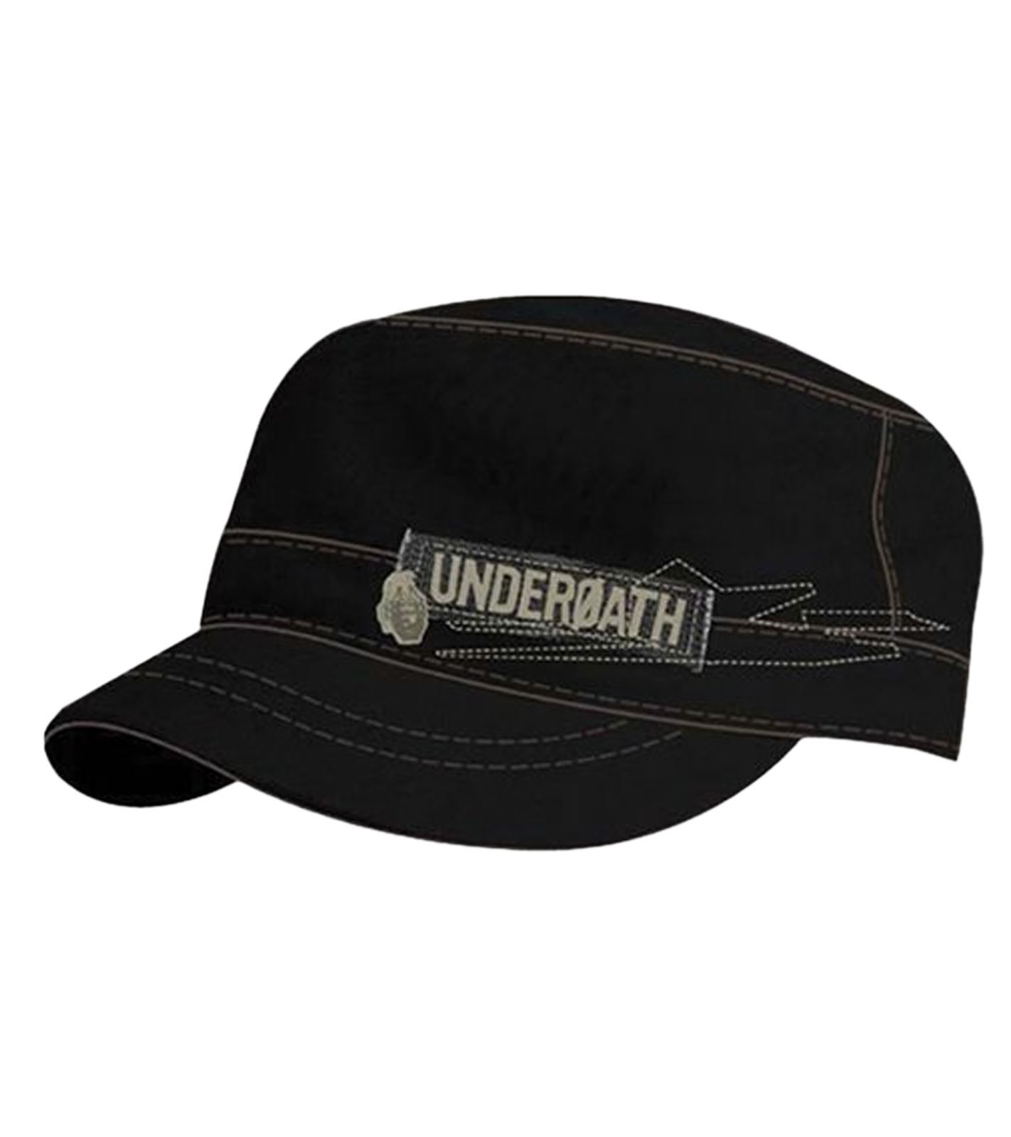 Underoath Metalcore-Band Baumwoll-Cap im millitärischen Schnitt mit leicht gebogenem Schirm Schwarz Underoath Metalcore-Band Baumwoll-Cap im millitärischen Schnitt mit leicht gebogenem Schirm Schwarz von BioworldMerch