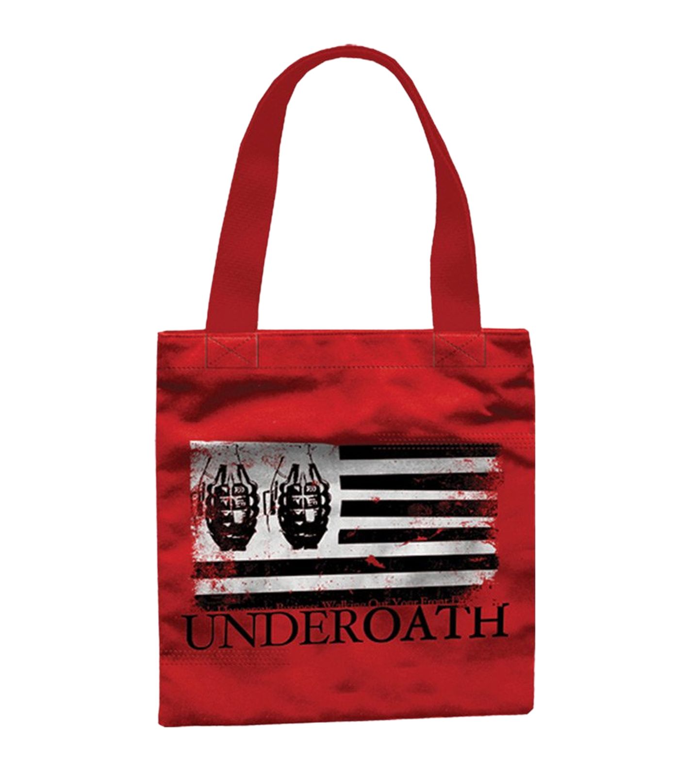 Underoath Metalcore-Band Umhänge-Tasche stylische Einkaufstasche Fan-Artikel 31 x 33 x 3 cm LB1071901UND Rot/Schwarz/Weiß Underoath Metalcore-Band Umhänge-Tasche stylische Einkaufstasche Fan-Artikel 31 x 33 x 3 cm LB1071901UND Rot/Schwarz/Weiß von BioworldMerch