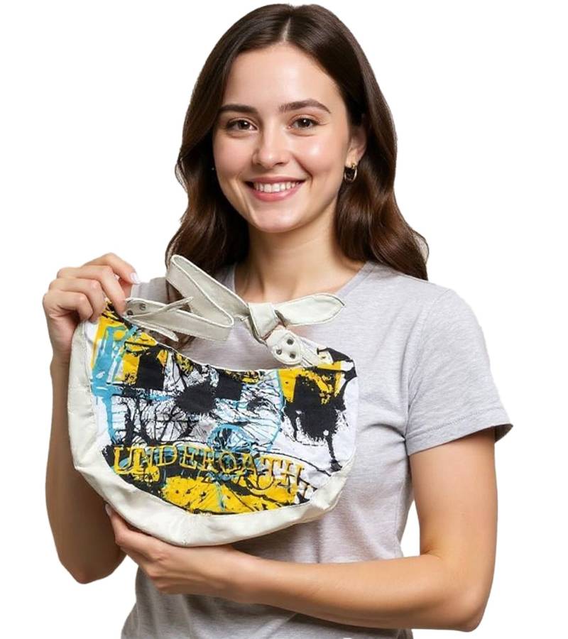 Underoath Metalcore-Band Umhänge-Tasche stylische Einkaufstasche Fan-Artikel LB109813UNDO Blau/Gelb/Schwarz/Weiß Underoath Metalcore-Band Umhänge-Tasche stylische Einkaufstasche Fan-Artikel LB109813UNDO Blau/Gelb/Schwarz/Weiß von BioworldMerch