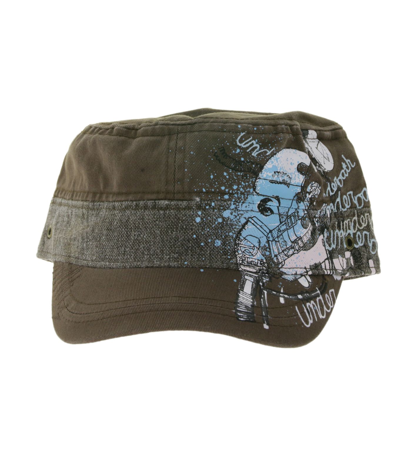 Underoath Unisex Metalcore-Band Baumwoll-Cap im millitärischen Schnitt mit leicht gebogenen Schnitt FC107551UND Braun Underoath Unisex Metalcore-Band Baumwoll-Cap im millitärischen Schnitt mit leicht gebogenen Schnitt FC107551UND Braun von BioworldMerch