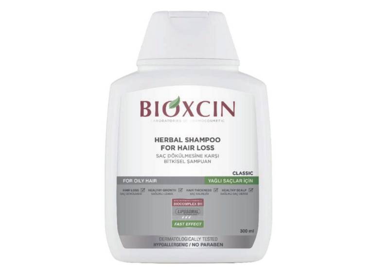 Bioxcin Haarshampoo Bioxcin Pflanzliches Shampoo gegen Haarausfall für fettiges Haar 300ml von Bioxcin