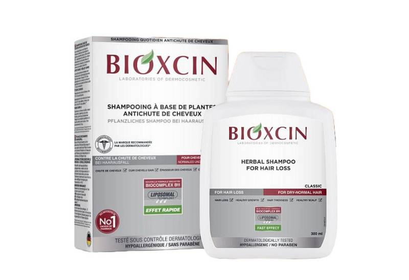 Bioxcin Haarshampoo Bioxcin Shampoo gegen Haarausfall für Normales & Trockenes Haar 300 ml von Bioxcin