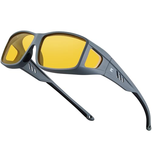 Bircenpro Nachtfahrbrille für Brillenträger Herren Damen: TR90 Nachtsichtbrille für Autofahrer Anti-blend Autofahrerbrille Gelbe Gläser für Klare Sicht Regen Nebel Bircenpro Nachtfahrbrille für Brillenträger Herren Damen: TR90 Nachtsichtbrille für Autofahrer Anti-blend Autofahrerbrille Gelbe Gläser für Klare Sicht Regen Nebel von Bircenpro