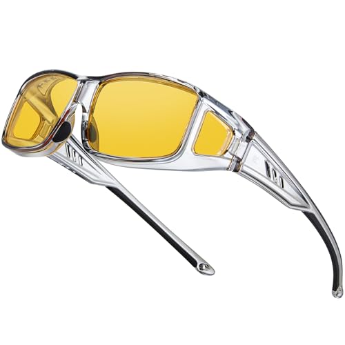 Bircenpro Nachtfahrbrille für Brillenträger Herren Damen: TR90 Nachtsichtbrille für Autofahrer Anti-blend Autofahrerbrille Gelbe Gläser für Klare Sicht Regen Nebel Bircenpro Nachtfahrbrille für Brillenträger Herren Damen: TR90 Nachtsichtbrille für Autofahrer Anti-blend Autofahrerbrille Gelbe Gläser für Klare Sicht Regen Nebel von Bircenpro