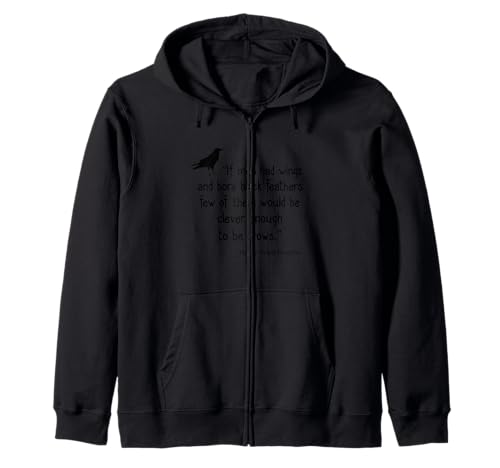 Krähenhemd If Men Had Wings Clever Crow Zitat Kapuzenjacke Krähenhemd If Men Had Wings Clever Crow Zitat Kapuzenjacke von Bird Birder & Birding Apparel Company