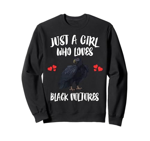 Nur EIN Mädchen, das Schwarze Geiervögel liebt Sweatshirt von Bird Lovers