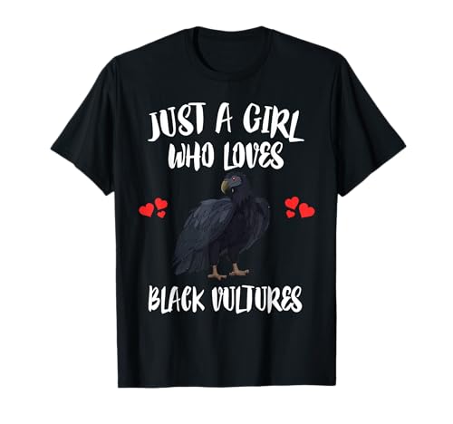 Nur EIN Mädchen, das Schwarze Geiervögel liebt T-Shirt von Bird Lovers