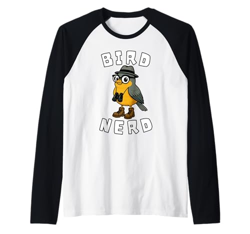 Lustiges Vogel-Nerd-Tier-Vogelbeobachtungsgeschenk für Männer, Frauen, Kinder Raglan Lustiges Vogel-Nerd-Tier-Vogelbeobachtungsgeschenk für Männer, Frauen, Kinder Raglan von Bird Nature Nerd Style Humor Joke Birthday Present