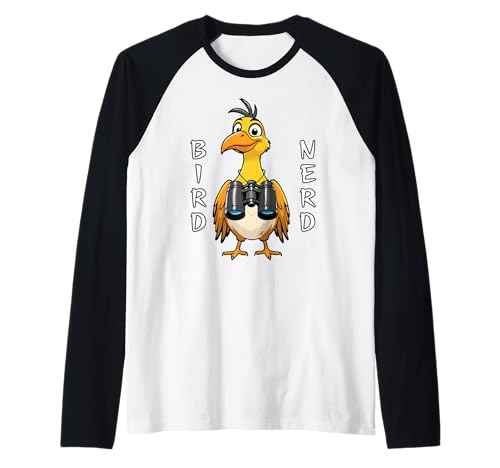 Lustiges Vogel-Nerd-Tier-Vogelbeobachtungsgeschenk für Männer, Frauen, Kinder Raglan Lustiges Vogel-Nerd-Tier-Vogelbeobachtungsgeschenk für Männer, Frauen, Kinder Raglan von Bird Nature Nerd Style Humor Joke Birthday Present