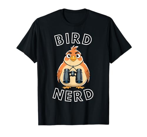 Lustiges Vogel-Nerd-Tier-Vogelbeobachtungsgeschenk für Männer, Frauen, Kinder T-Shirt Lustiges Vogel-Nerd-Tier-Vogelbeobachtungsgeschenk für Männer, Frauen, Kinder T-Shirt von Bird Nature Nerd Style Humor Joke Birthday Present