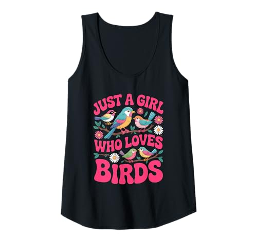 Damen Nur EIN Mädchen, das Birds Bird Lover liebt Tank Top Damen Nur EIN Mädchen, das Birds Bird Lover liebt Tank Top von Bird Watcher