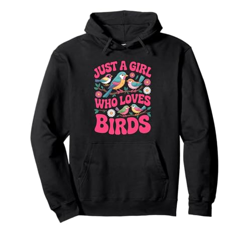 Nur EIN Mädchen, das Birds Bird Lover liebt Pullover Hoodie von Bird Watcher