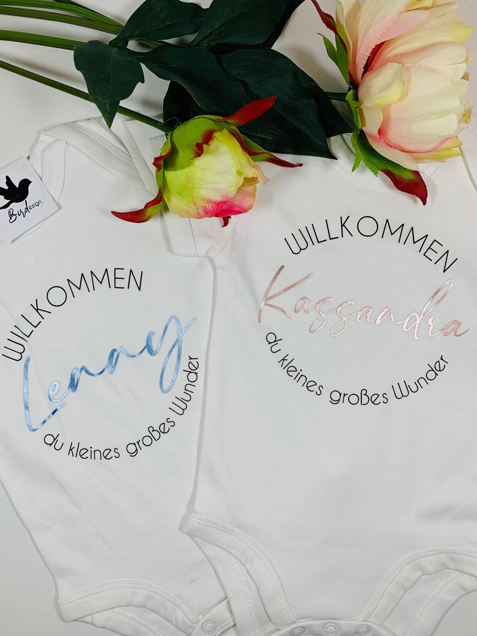 Baby Body | Kleines Großes Wunder + Name von BirdDesignDE