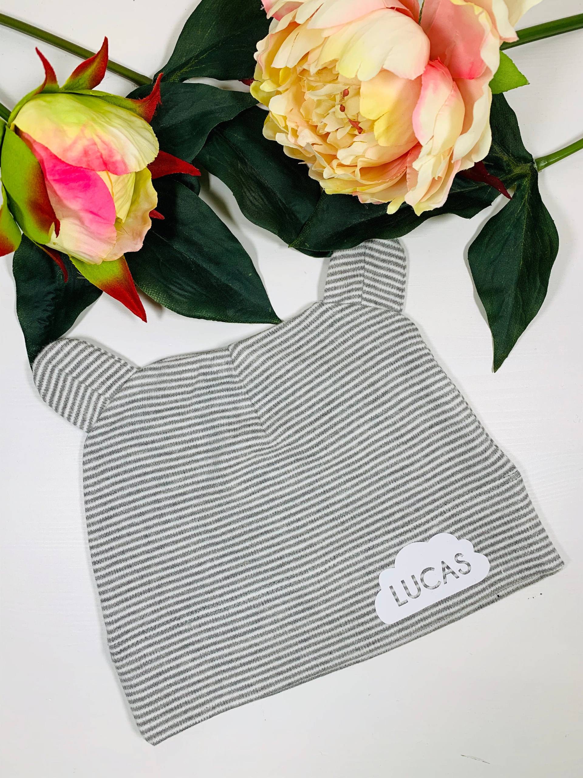 Mütze Baby | Wolke Mit Name von BirdDesignDE