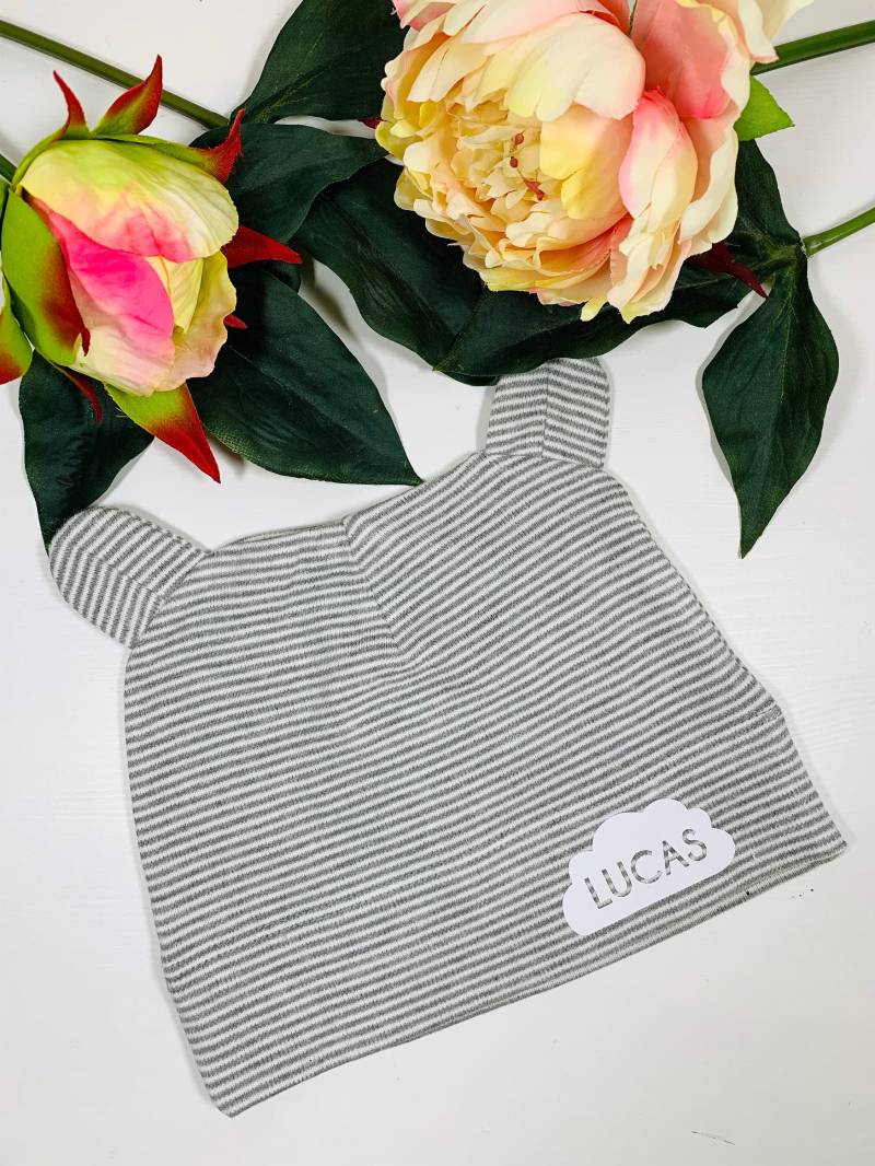 Mütze Baby | Wolke Mit Name von BirdDesignDE