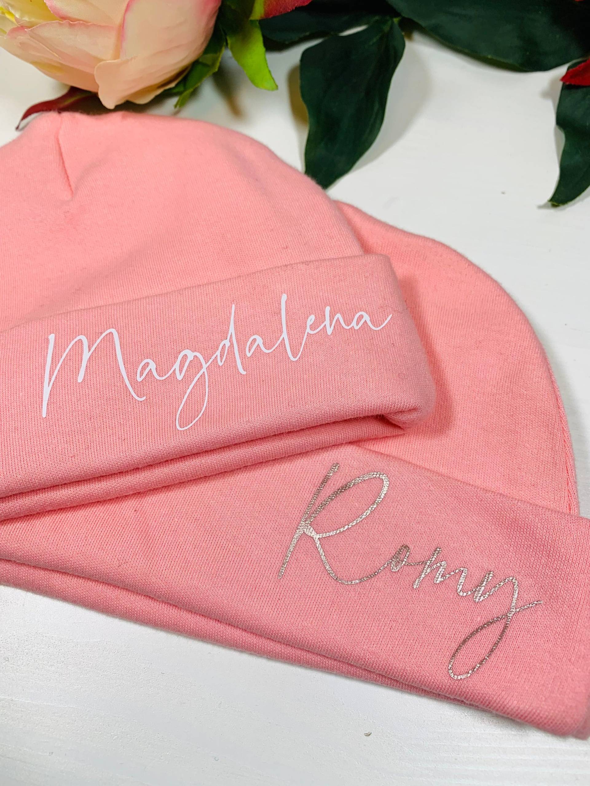 Mütze Baby | Wunschname von BirdDesignDE