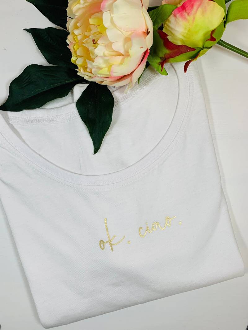 T-Shirt Damen | Ok Ciao von BirdDesignDE