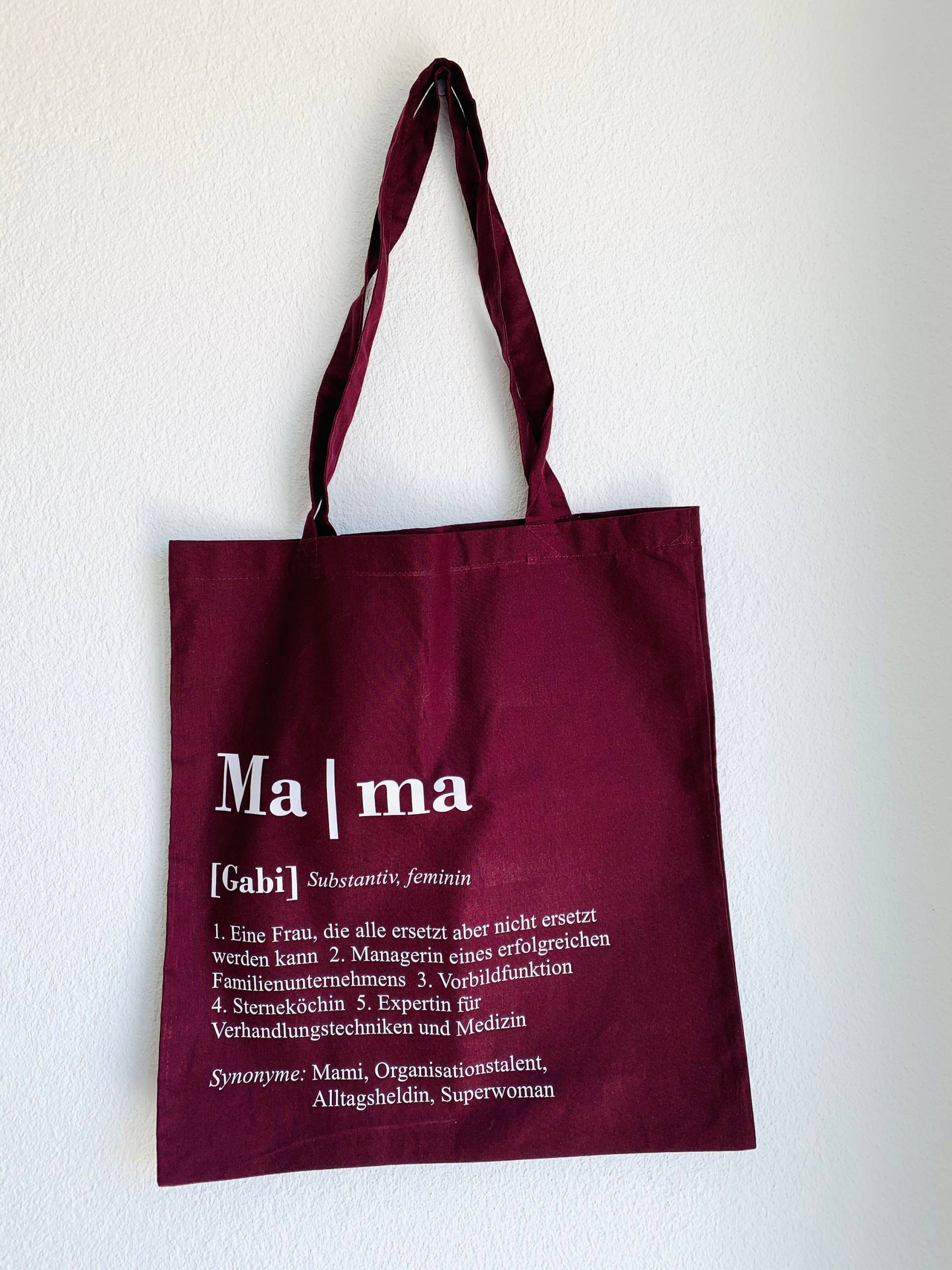 stofftasche | Mama von BirdDesignDE