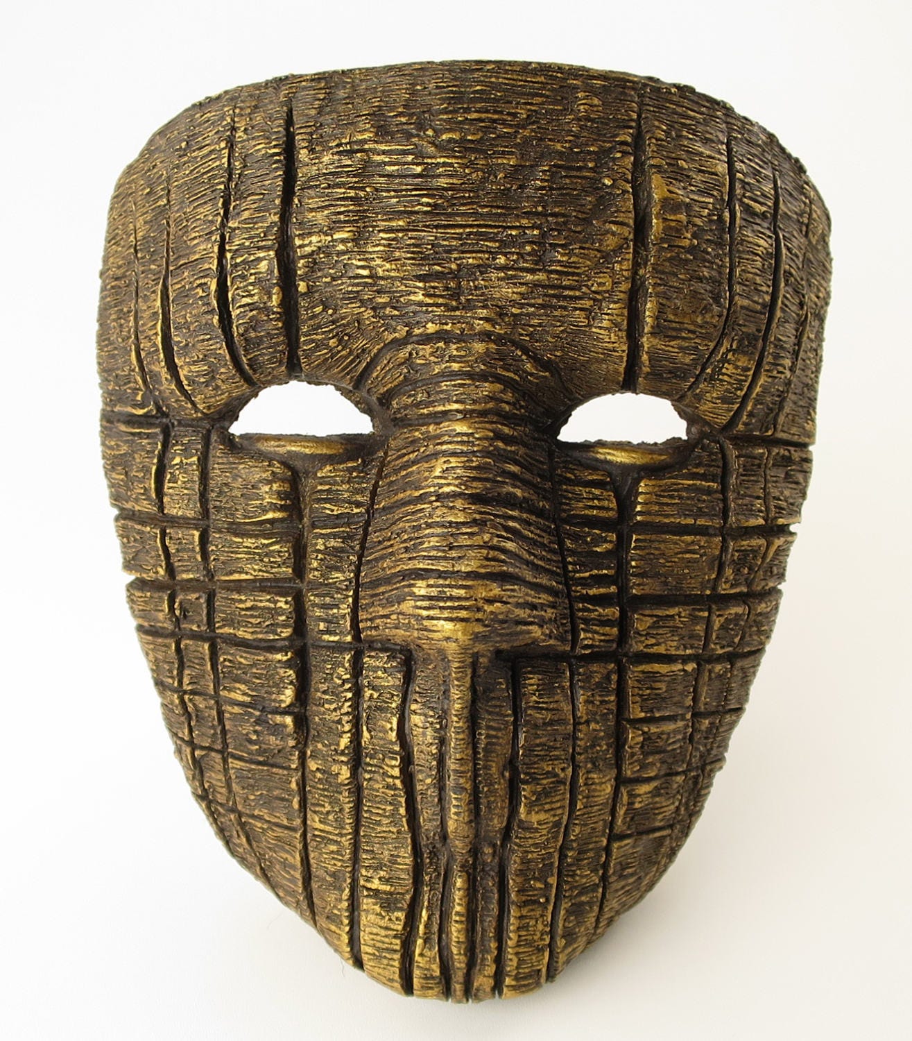Bronze Maske Golden Schwarz Tod Esser Gruselmaske Erwachsene von BirdMaker