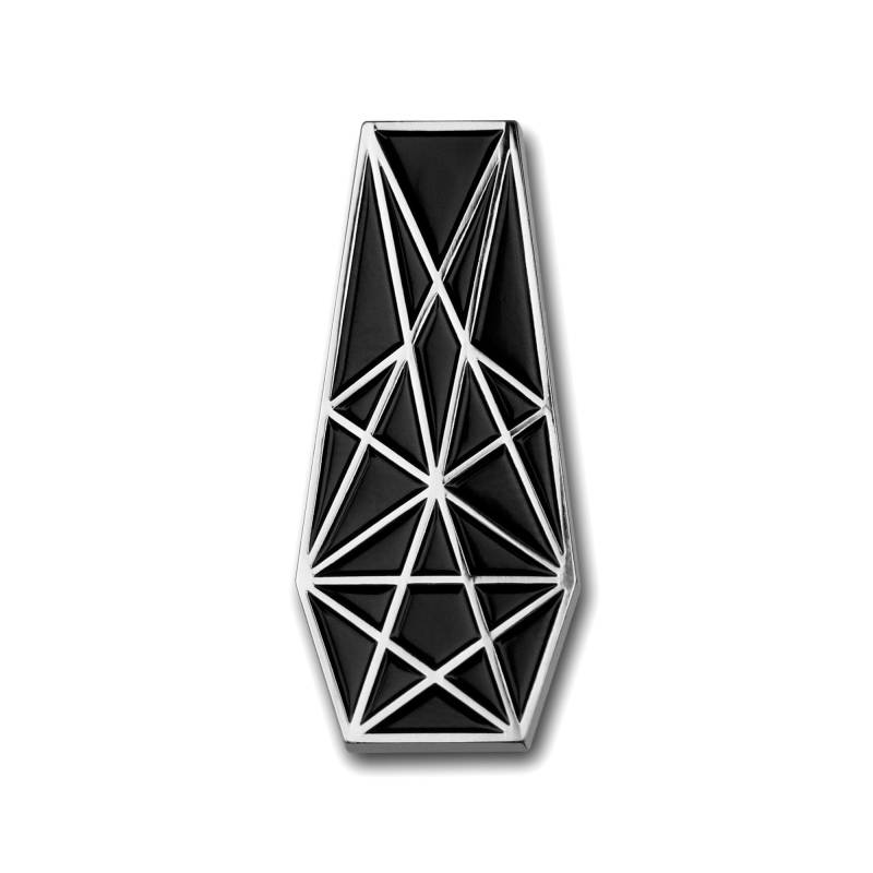 Pentagramm Sarg Pin - Silber von BirdOvPrey