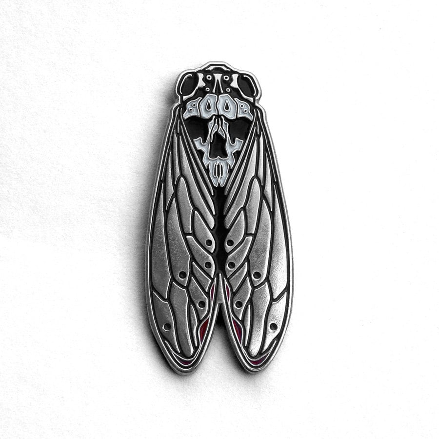 Totenkopf Zikade Pin von BirdOvPrey