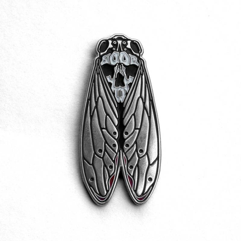 Totenkopf Zikade Pin von BirdOvPrey
