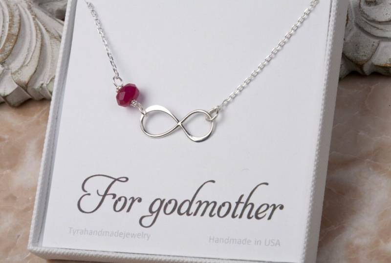 Patin Geschenk, Infinity Armband Für Patentante, Dankeschön-Karte, Türkis Armband, Schmuck von Birdedenjewelry