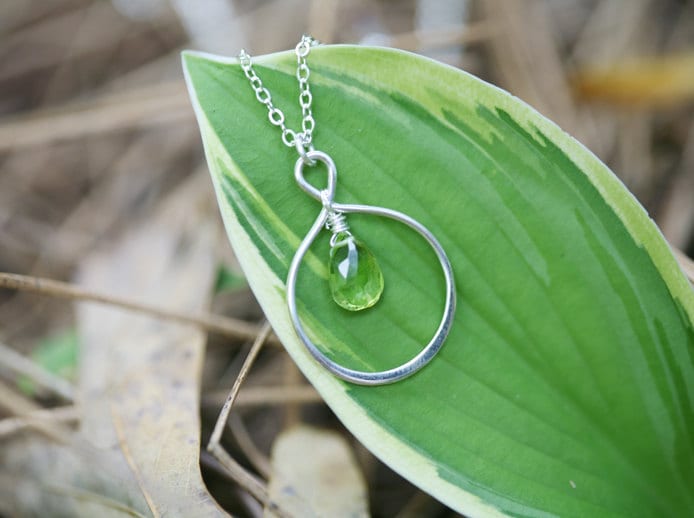 Unendlichkeit Geburtsstein Halskette, Personalisierte Unendlichkeit, Benutzerdefinierte Geburtsstein, Brautjungferngeschenk, Sterling Silber von Birdedenjewelry