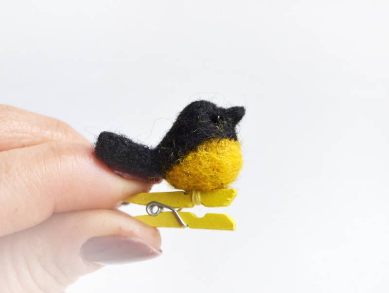 So Kuschelige Filz Vogel Brosche - Tomtit Spielzeug Für Fröhlichkeit Und Spaß- Voll Handgefertigt Einzigartiges Geschenk. Cheep Schön von BirdlandGifts