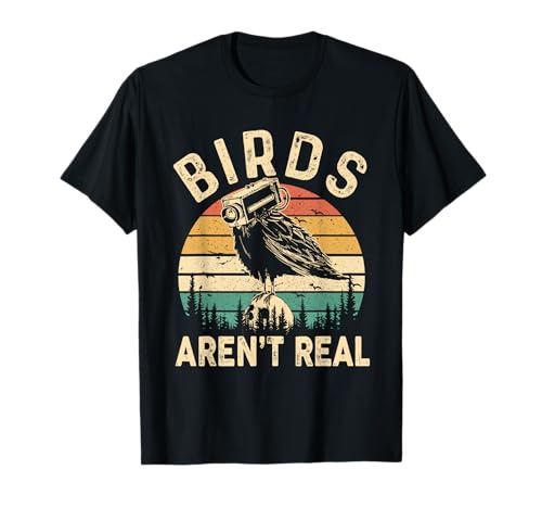 Lustige Retro Vintage Vögel Aren't Real Birds Spies Männer Frauen T-Shirt Lustige Retro Vintage Vögel Aren't Real Birds Spies Männer Frauen T-Shirt von Birds Aren't Real Conspiracy Theory