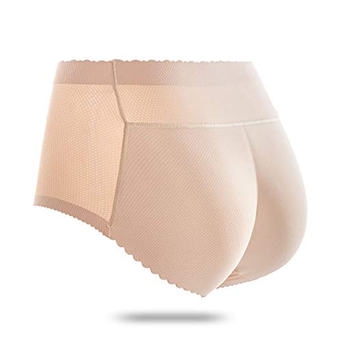 Bireegoo Nahtloser Slip für Damen, Po-Heber, gepolsterte Höschen, gepolsterte Slips, Po-Heber, gepolsterte Unterwäsche, Body Shaper Unterwäsche (Teint L), 1 Stück Gr. Medium, Teint M von Bireegoo