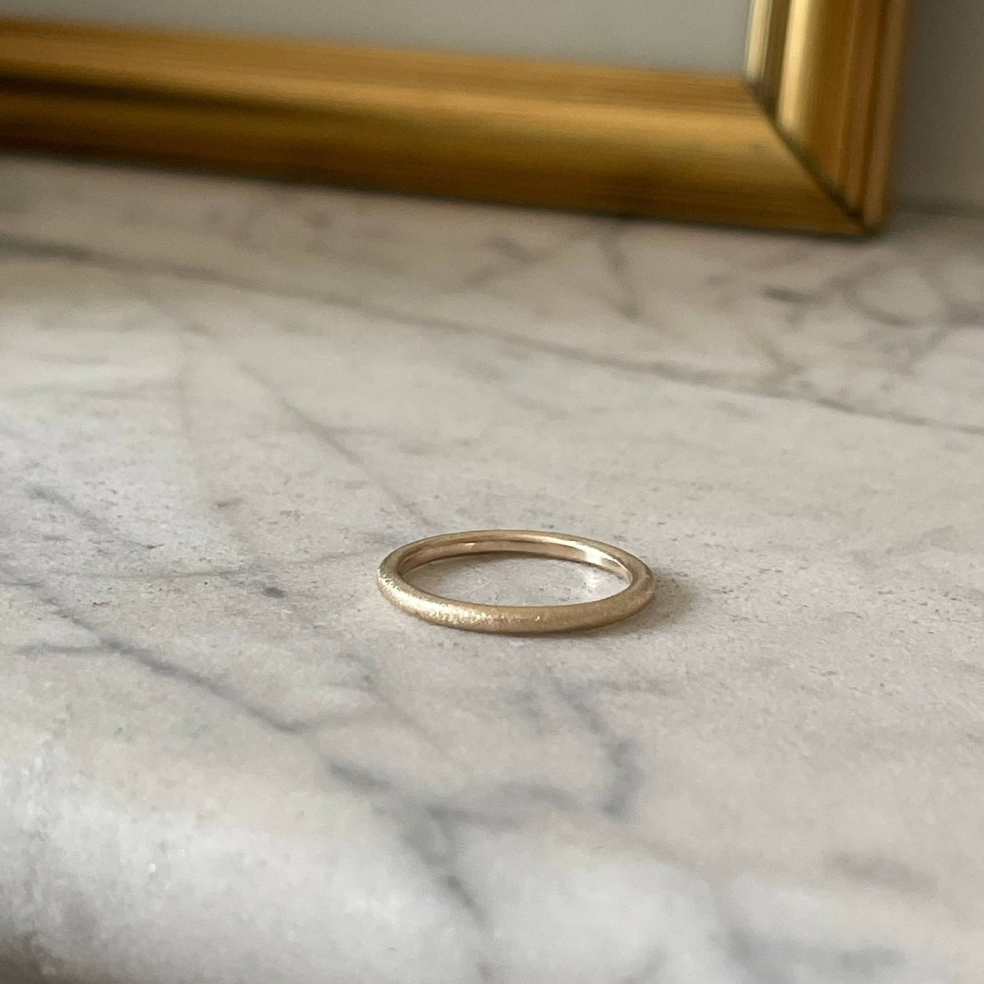 Mattierter Ring in 9 Ct Gold Mattierter Ring in 9 Ct Gold von BirgitAxters