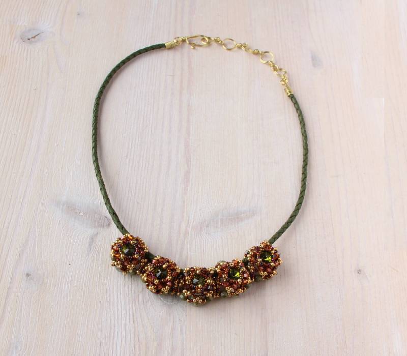 Halskette Swarovski Kristalle Trachtenschmuck Halskette Swarovski Kristalle Trachtenschmuck von BirgitSchrauthDesign